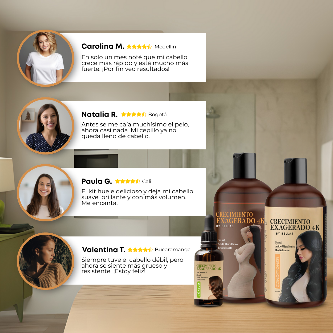 KIT CRECIMIENTO 4K ¡ASESORÍA GRATIS! + REFRESCANTE FACIAL OBSEQUIO V5.2